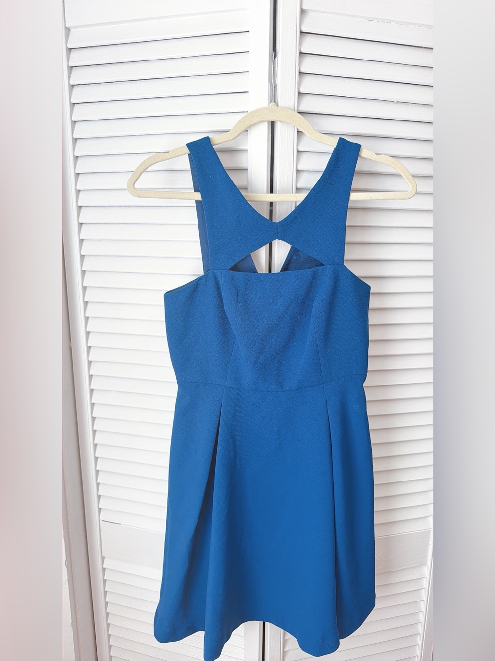 BCBGeneration Backless Dress in Midnight Blue